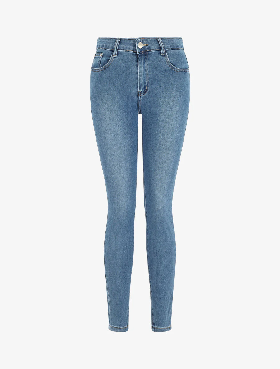Klassieke rechte jeans - blauw
