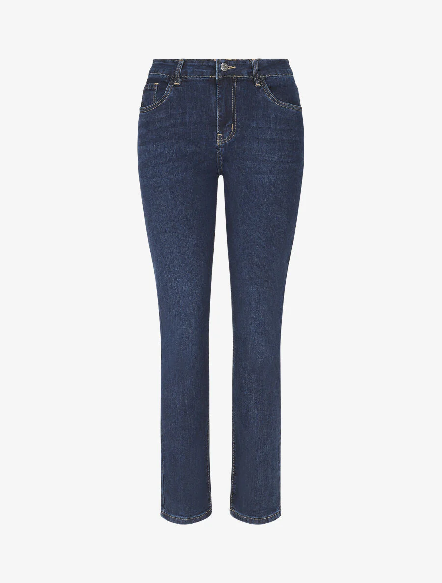 Klassieke rechte jeans - blauw