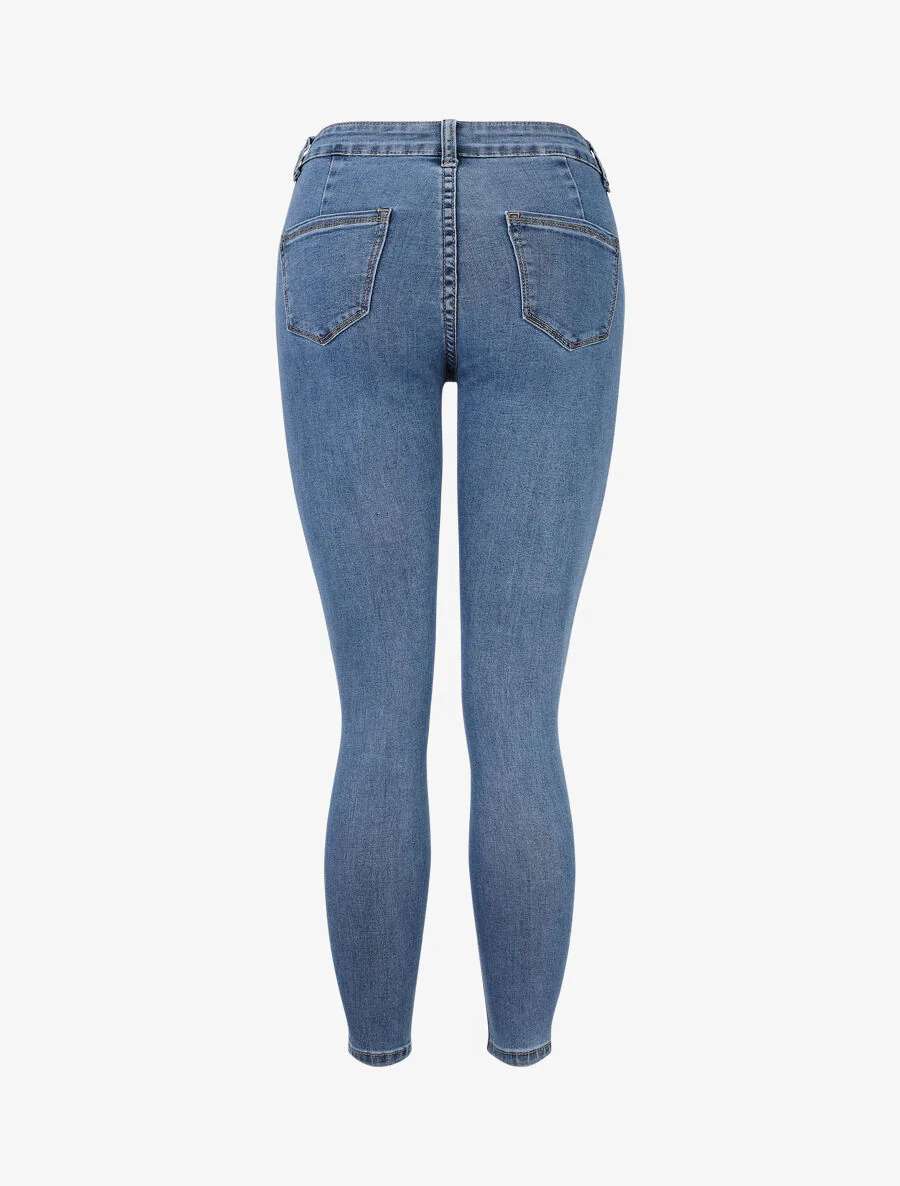 Klassieke skinny jeans - blauw - Image 2