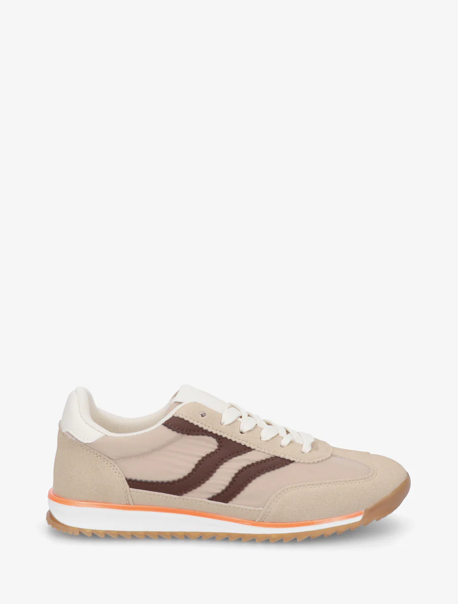 Klassieke sneakers met gekartelde strepen - Mol