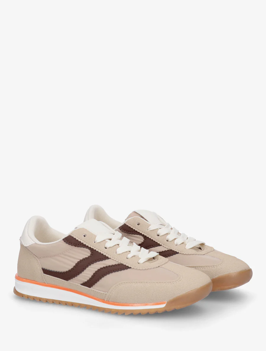 Klassieke sneakers met gekartelde strepen - Mol - Image 4