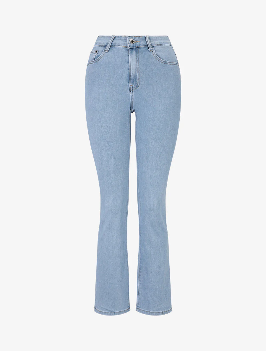 Klassieke uitlopende jeans - blauw