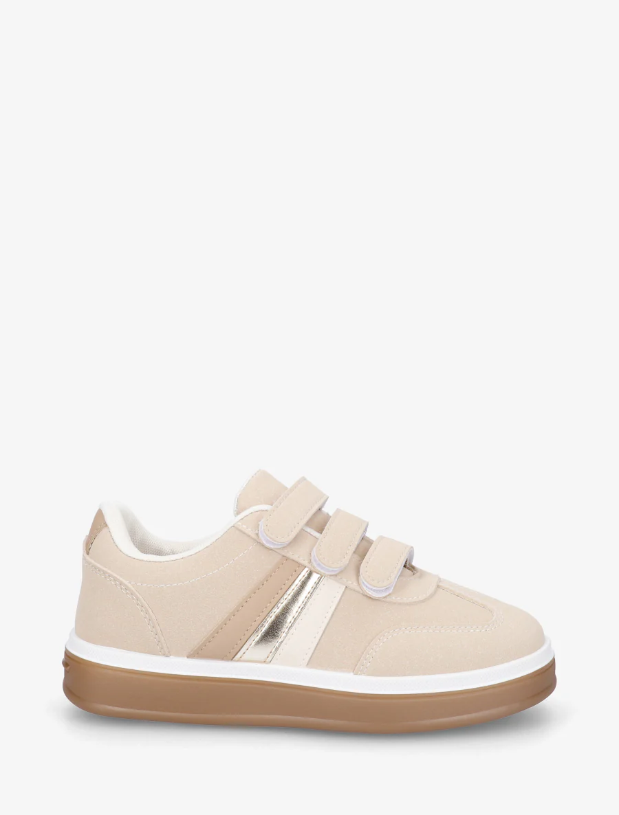 Klittenbandsneakers met rubberen zool - Mol