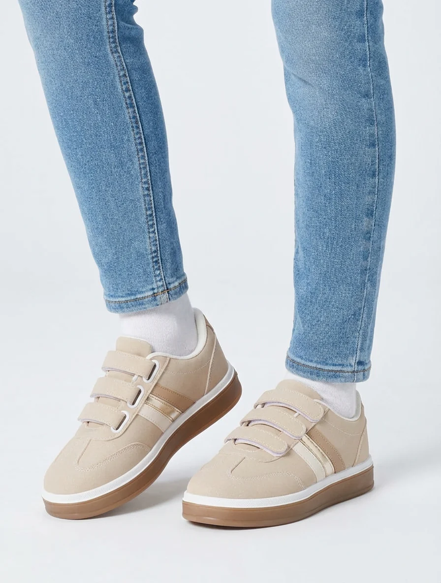 Klittenbandsneakers met rubberen zool - Mol - Image 5