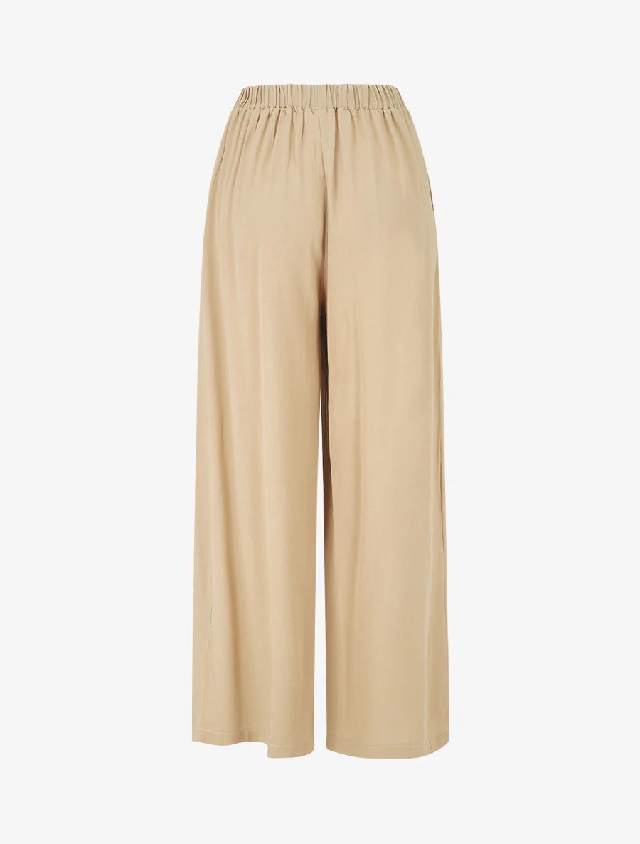 Knoop-top en broek - Beige - Image 5