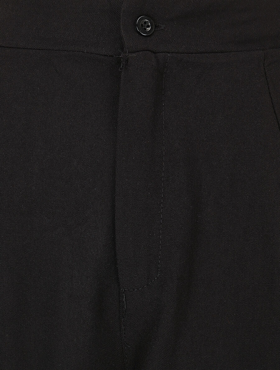 Knoop-top en broek - zwart - Image 6