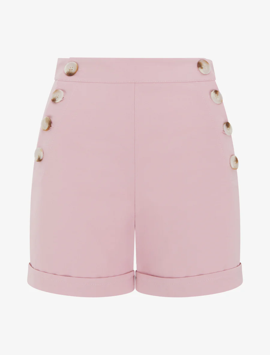Korte high-waisted uni. - Roos