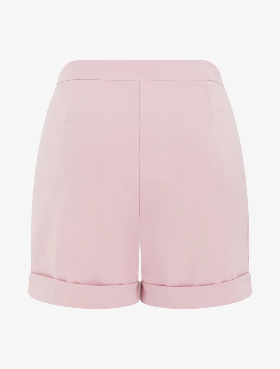 Korte high-waisted uni. - Roos - Image 2