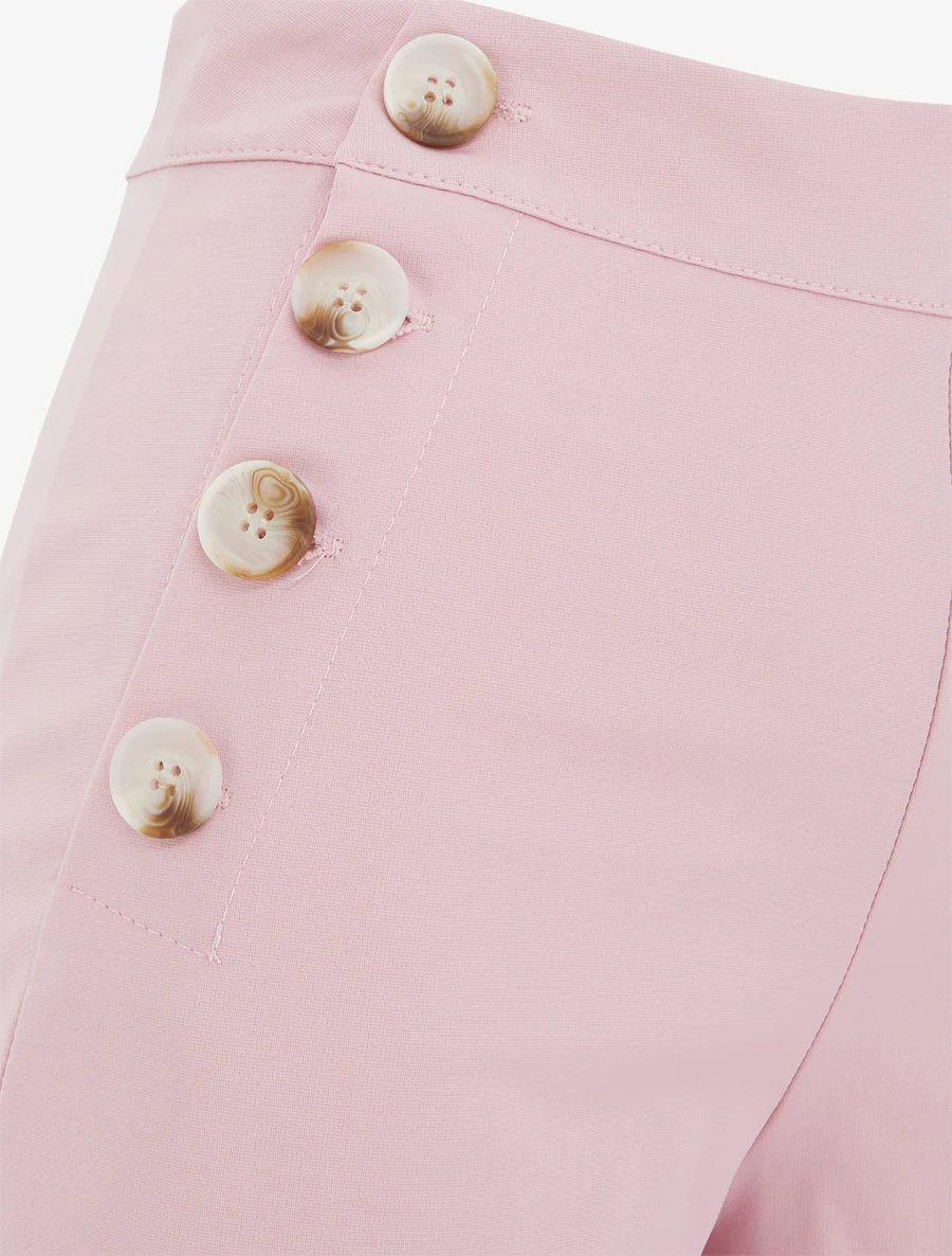Korte high-waisted uni. - Roos - Image 3