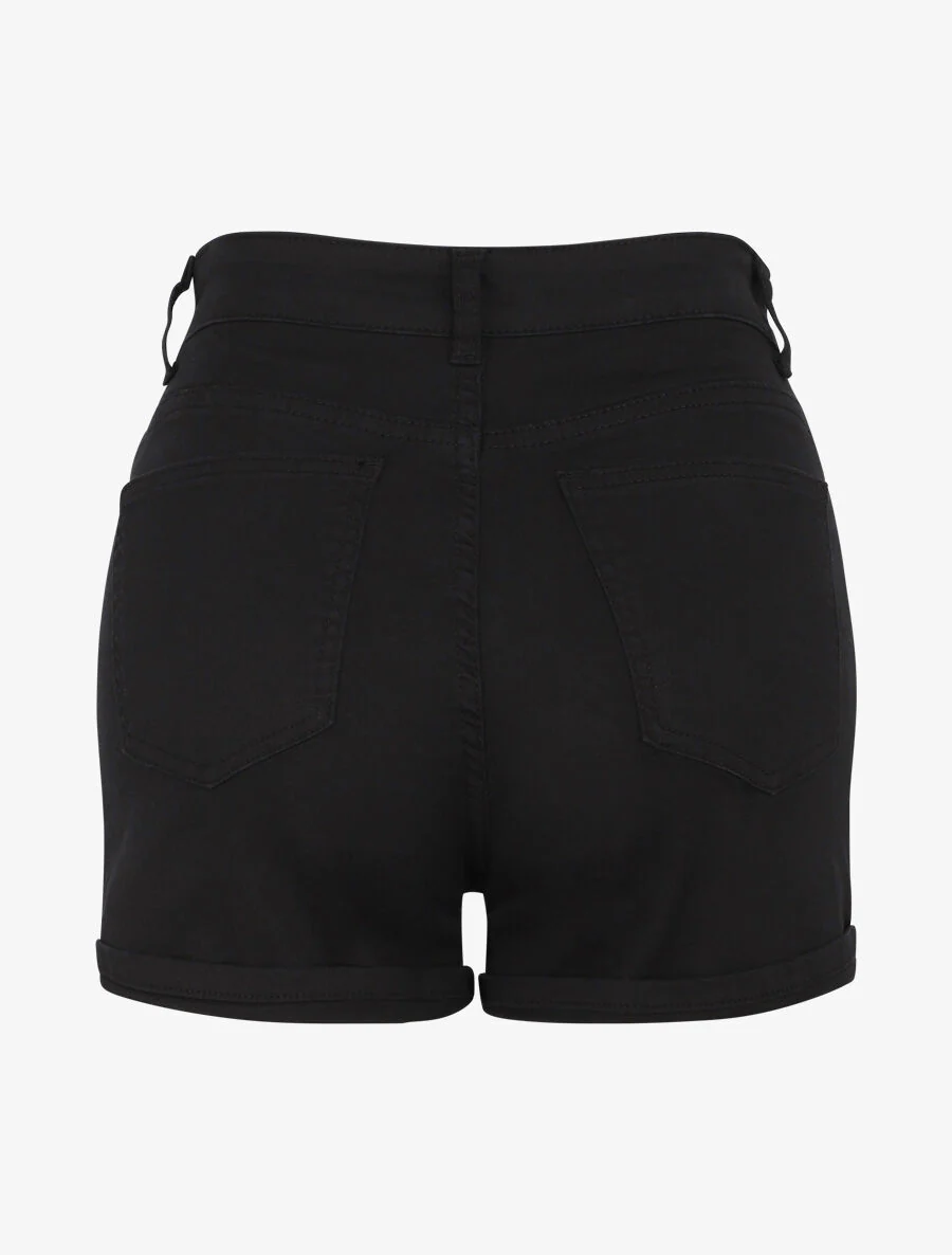 Korte jeans met zoom - Zwart - Image 2