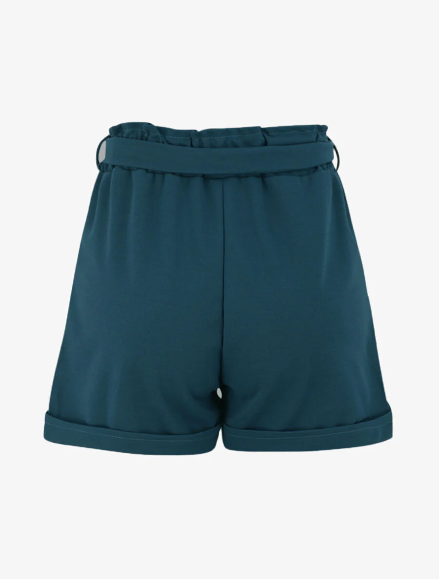 Korte papieren zak met omgekeerde zijde - Eend blauw - Image 2