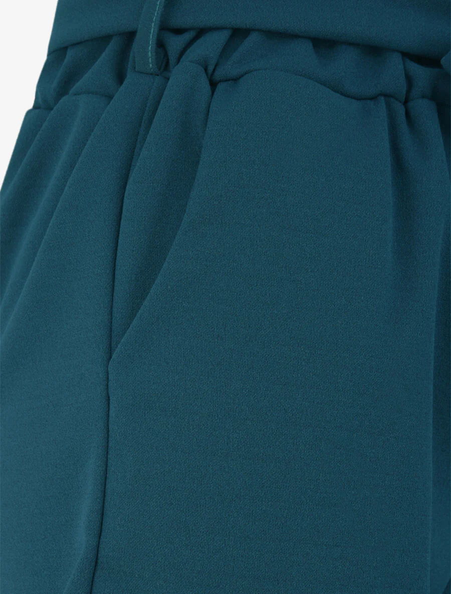 Korte papieren zak met omgekeerde zijde - Eend blauw - Image 3