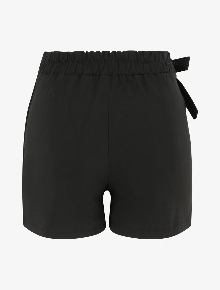 Korte stijl rok met elastische taille - Zwart - Image 2