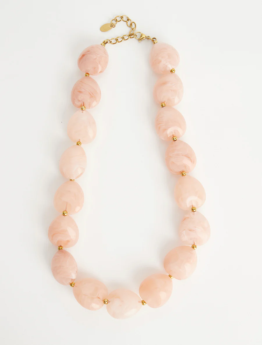 Kralenketting van hars - Roos - Image 2