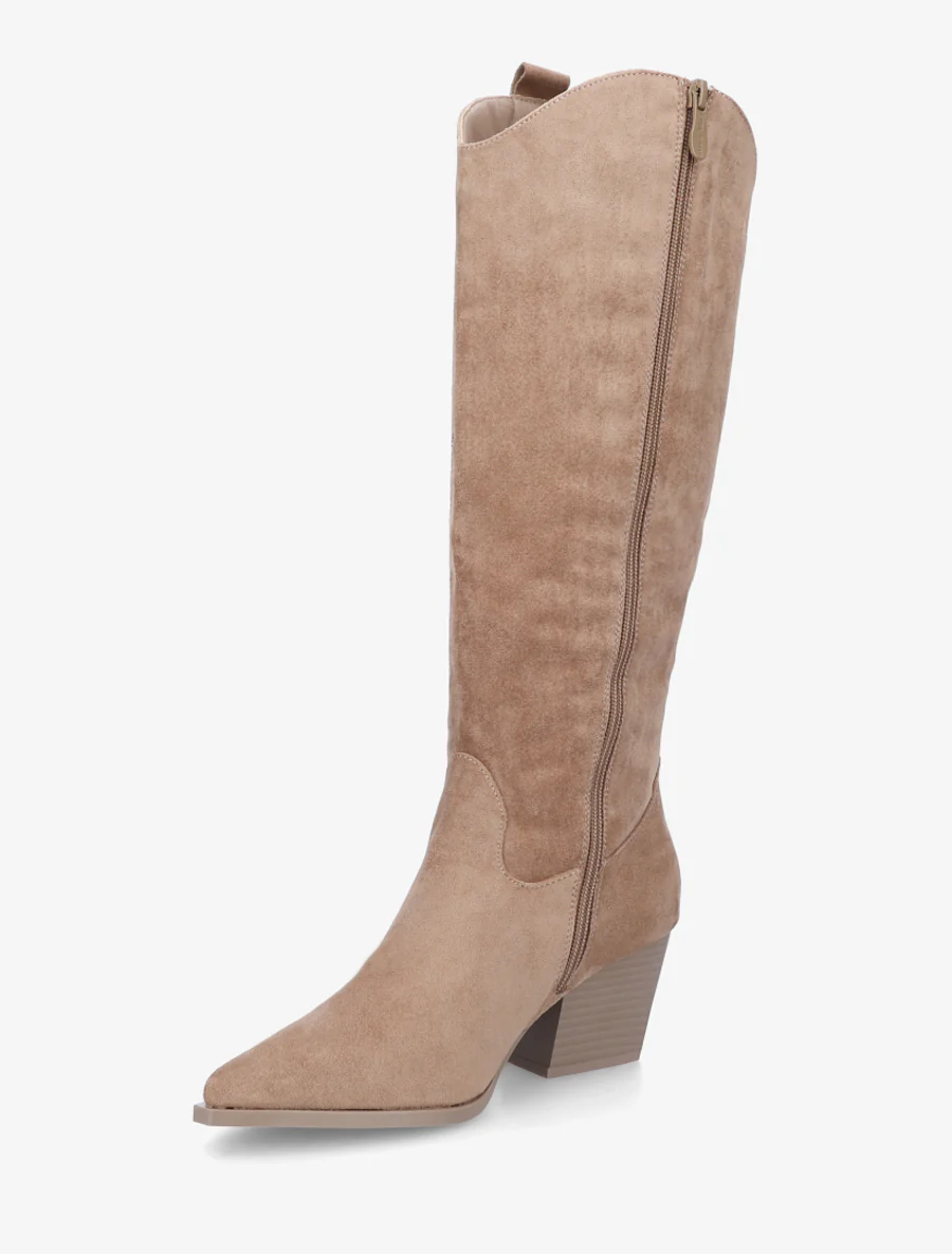 Laarzen in suèdelook in cowboy-stijl - Mol - Image 3