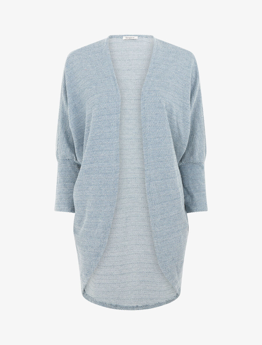 Lang vest met lange mouwen - Blauwgroen