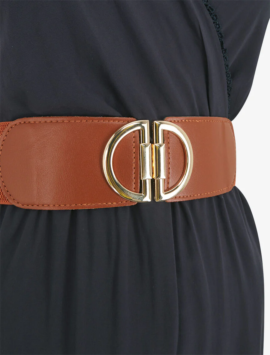 Lange jurk met strikken op de schouders - Marineblauw - Image 3