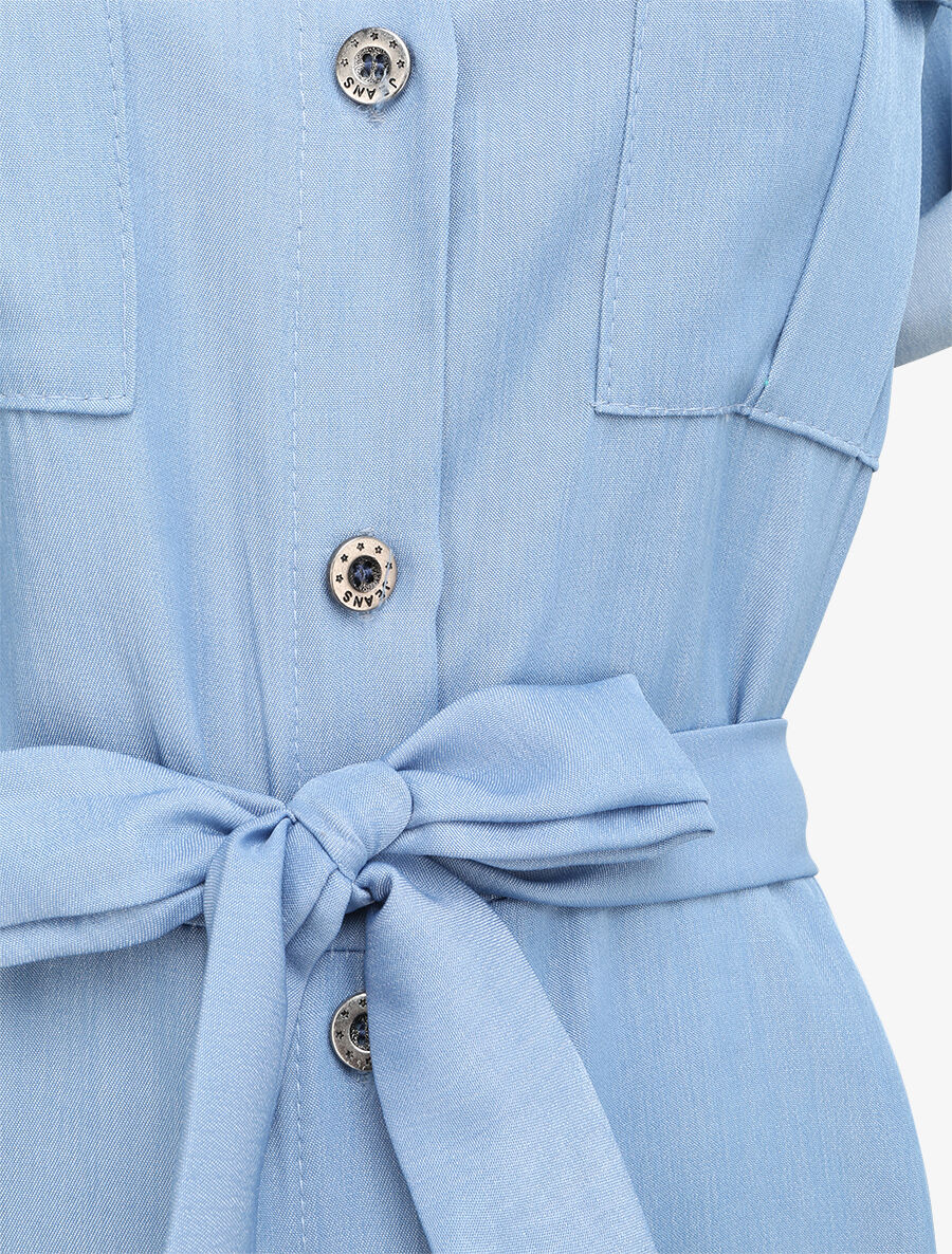 Lange shirtjurk - Lichtblauw - Image 3