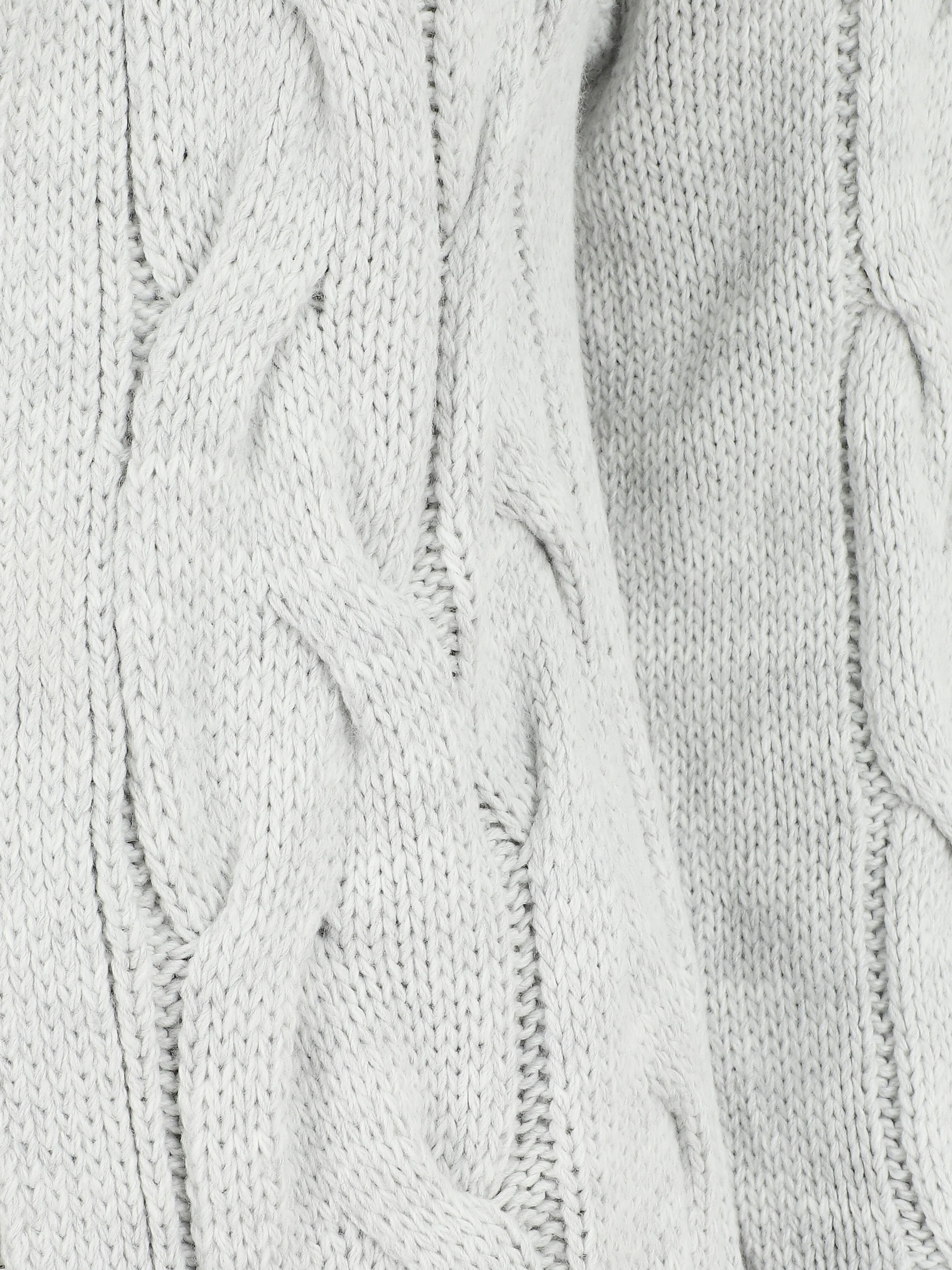 Halflang vest met capuchon - Lichtgrijs - Image 3