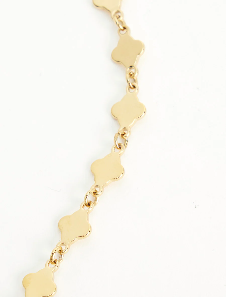 Lasso ketting in fantasie weefsel - Goud - Image 3