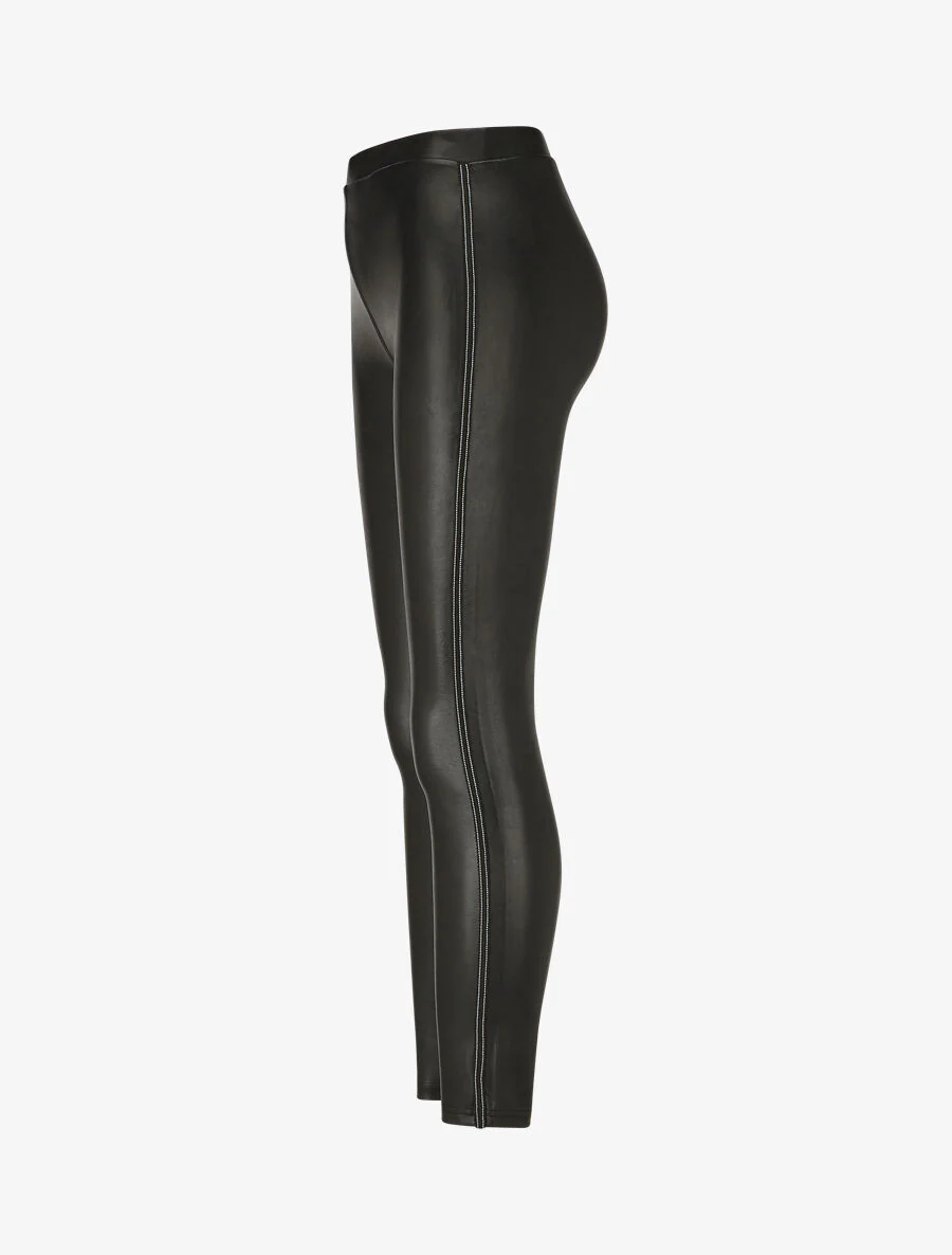 Legging van imitatieleer met studs - zwart - Image 4