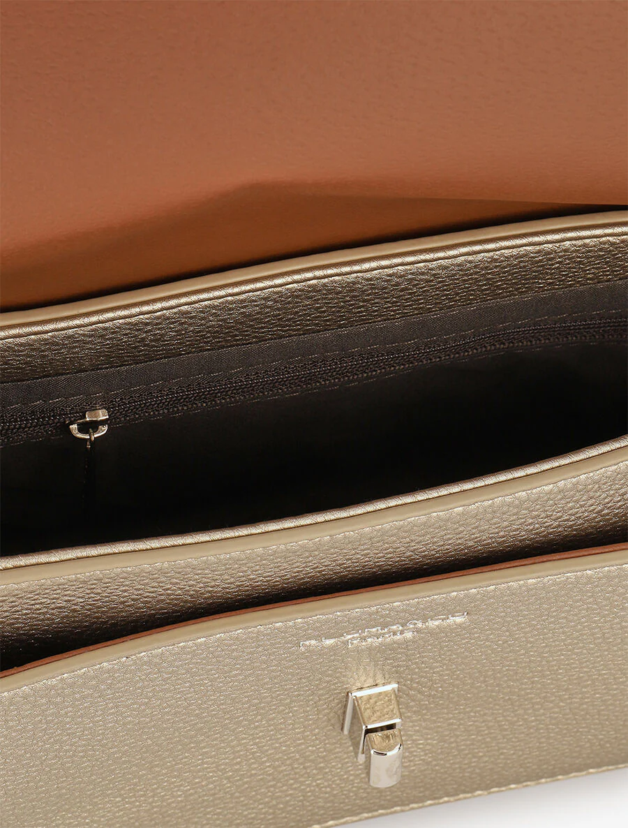 Lena handtas - Parelmoer taupe - Image 4