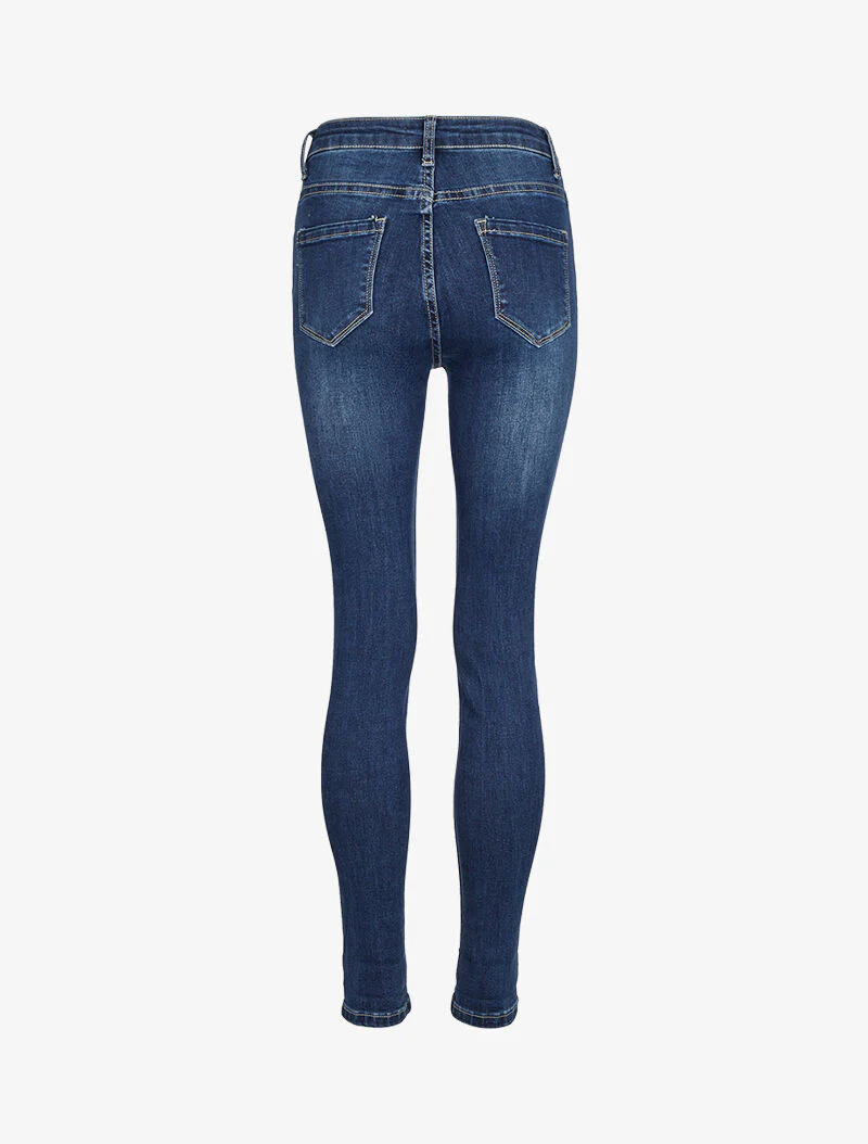 Licht vervaagde skinny jeans - Blauw denim - Image 4