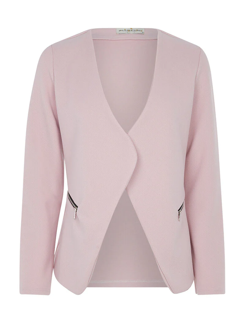 Basis open lichte jas - roze