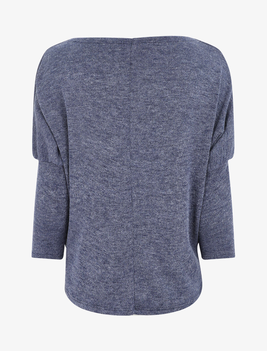 Losse kraag biezen bidon - Blauw - Image 2