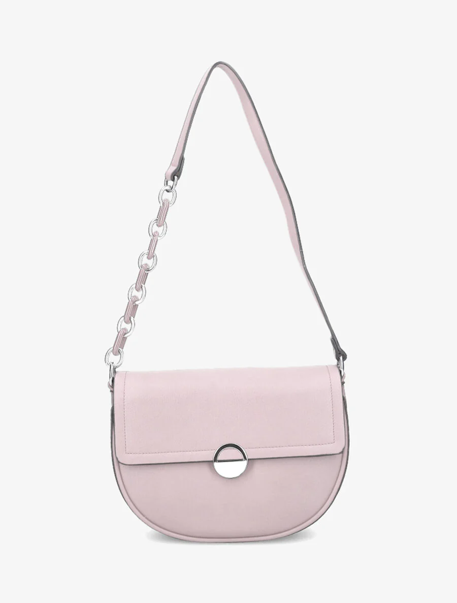 Maja schoudertas - Metallic roze