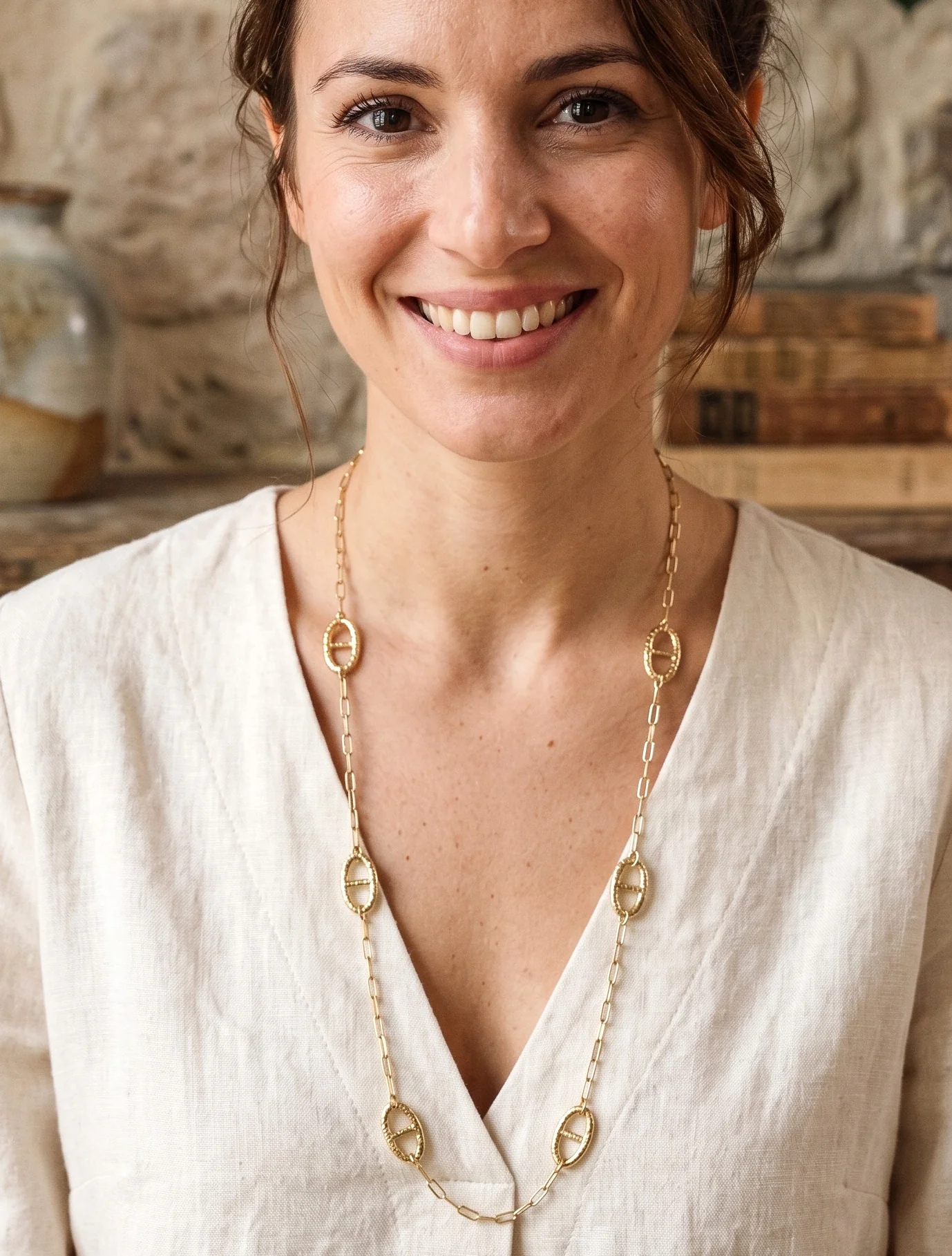 Marine schakelketting - Goud