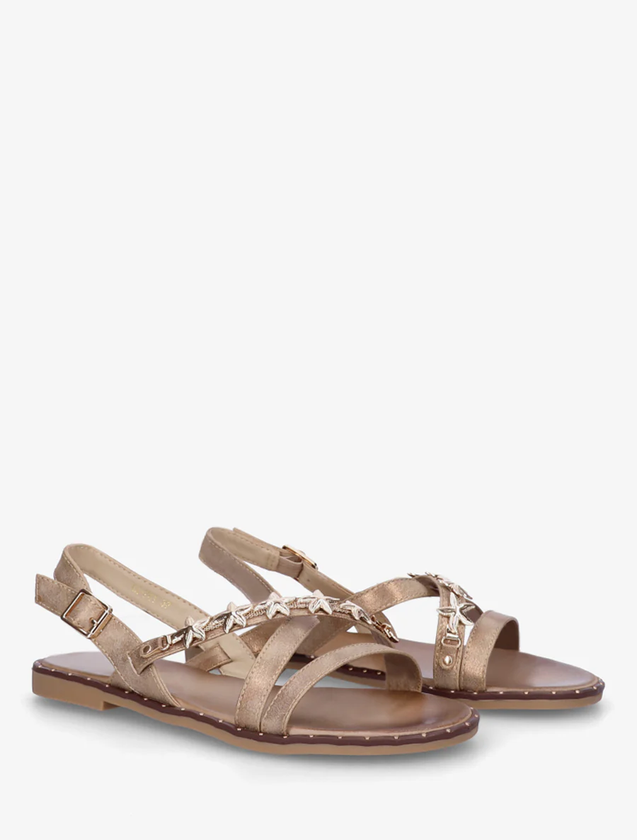Met juwelen versierde sandalen met zeesterstuds - Mol - Image 4