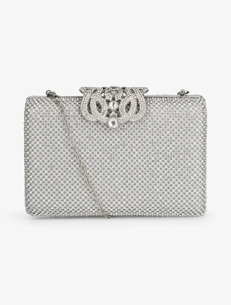 Minaudière Kiana - Zilver