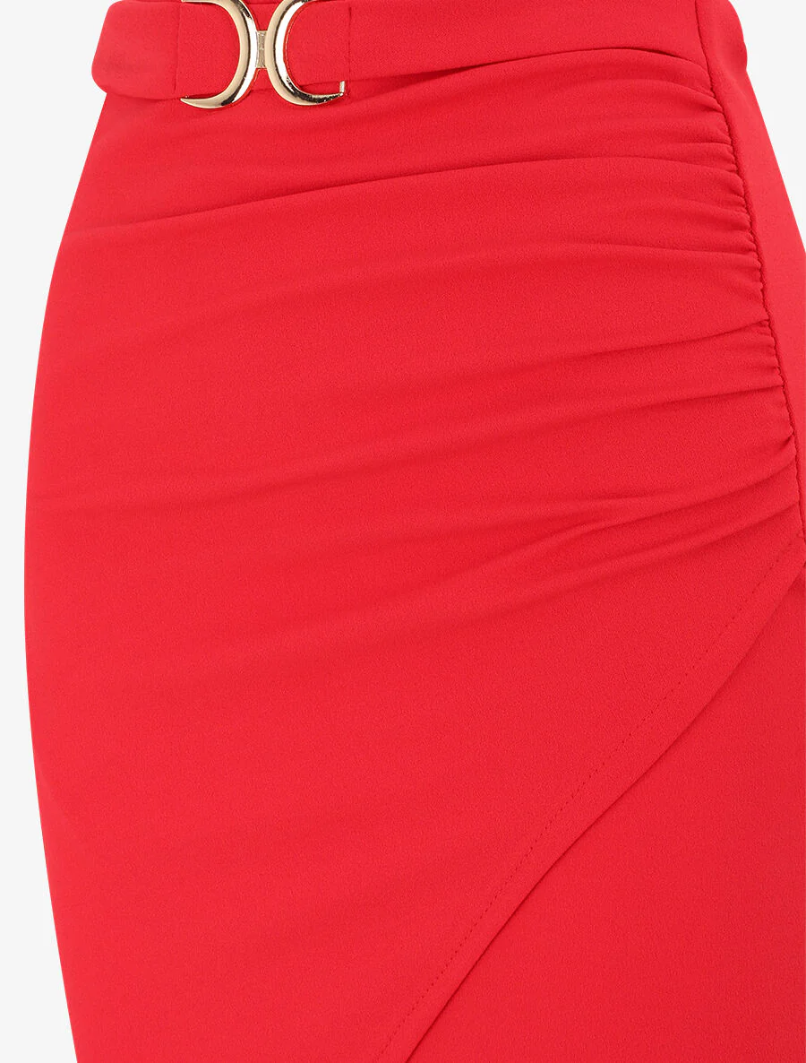 Mini wikkelrok - Rood - Image 3