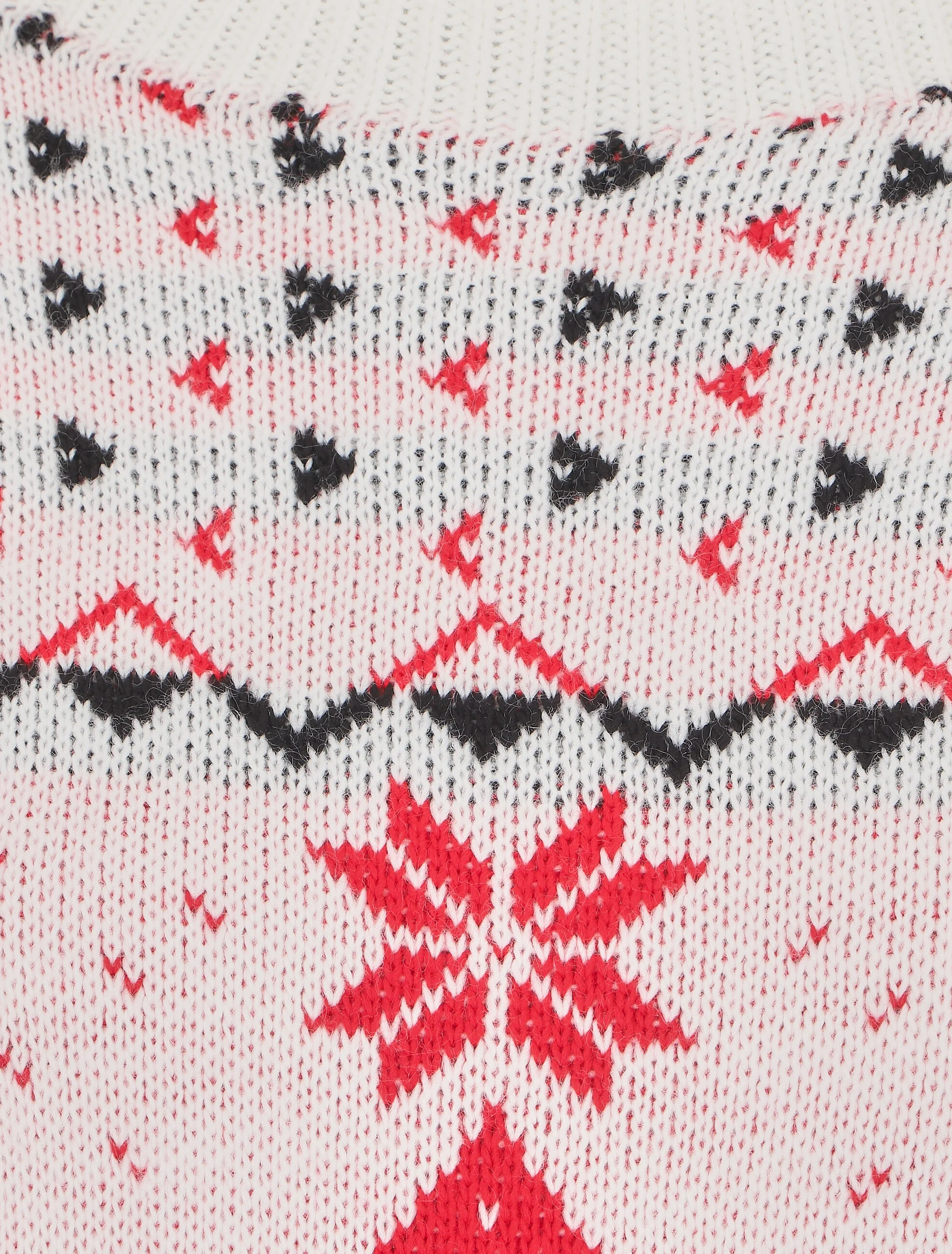 Mooie kersttrui met ronde hals - Wit - Image 3