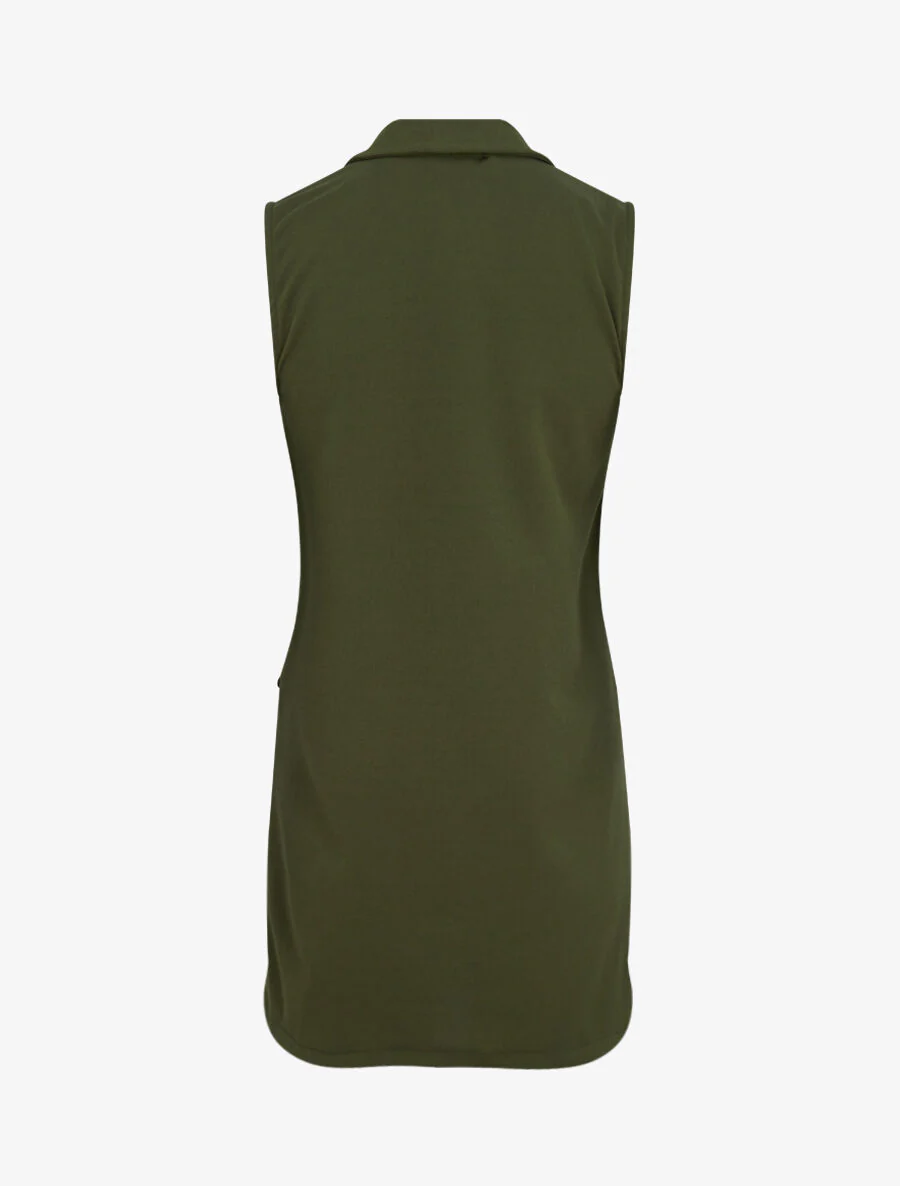Mouwloze blazer - Kakigroen - Image 2