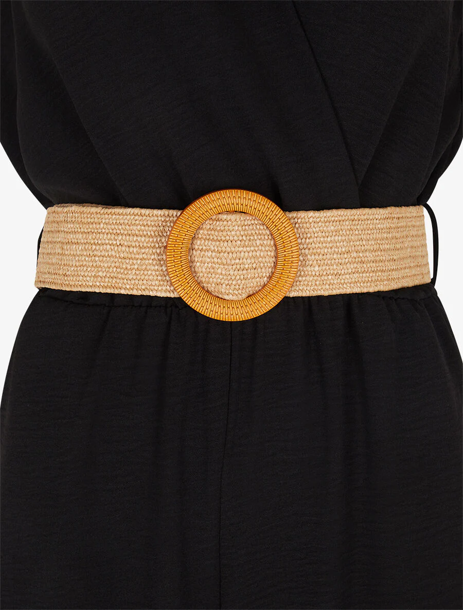 Mouwloze jumpsuit zonder riem en recht model - Zwart - Image 3