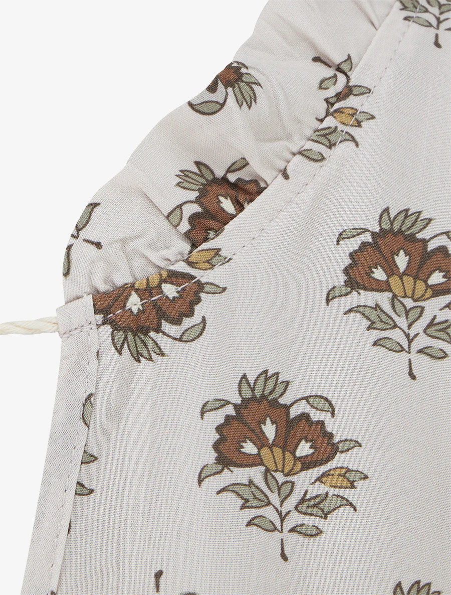 Mouwloze lange jurk met bloemenpatchwork - Mol - Image 3