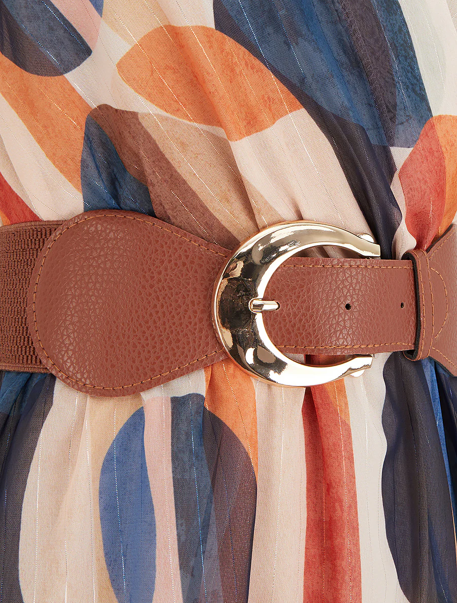 Mouwloze skaterjurk met fantasieprint - Marine - Image 3