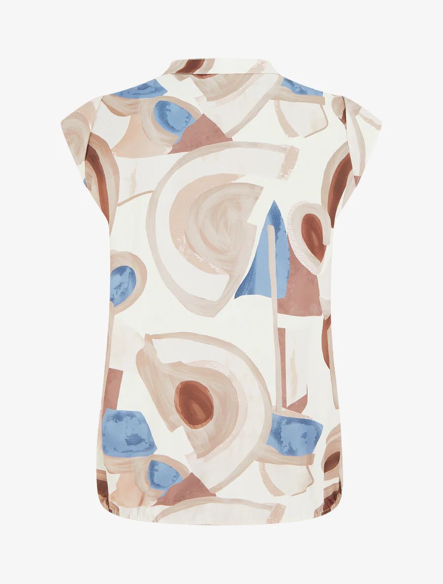 Mouwloze top met grafische print - Mol - Image 2