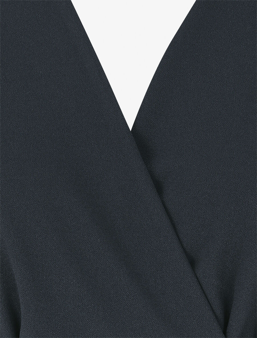 Mouwloze. uitlopende jumpsuit - Donkerblauw - Image 3