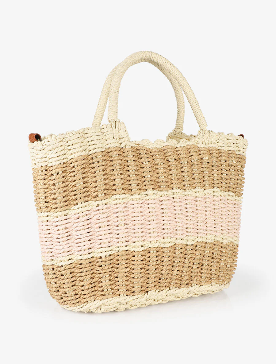 Nana handtas - Roze/beige - Image 3