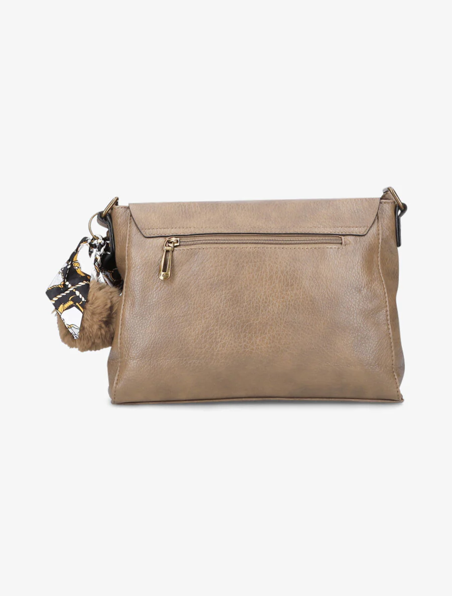 Nilsa schoudertas - taupe - Image 2