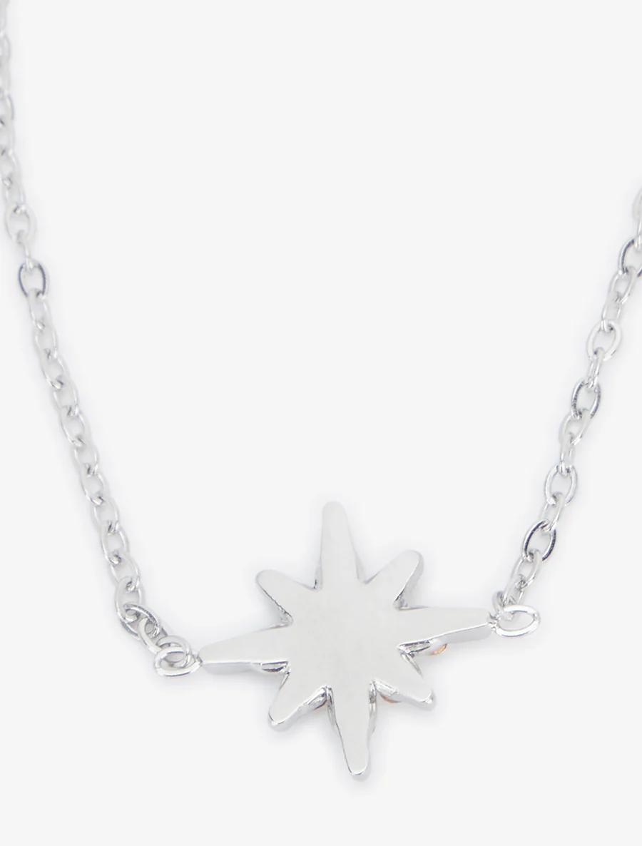 Noordster armband versierd met witte zirkonia's - Geld - Image 3