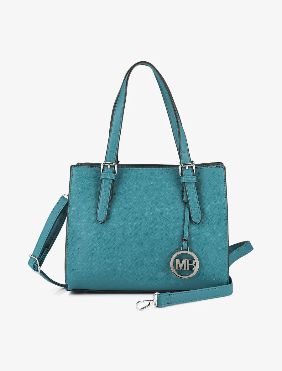 Nymbus handtas - Blauwgroen