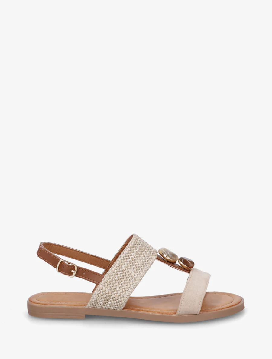 Ongelijke sandalen met bandjes - Mol
