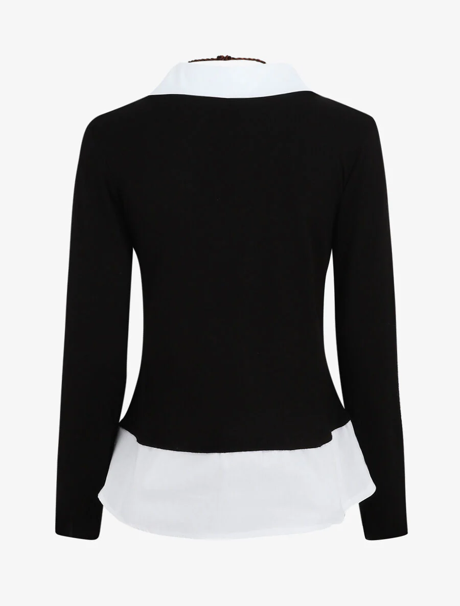 Overshirt jasje - Zwart - Image 2