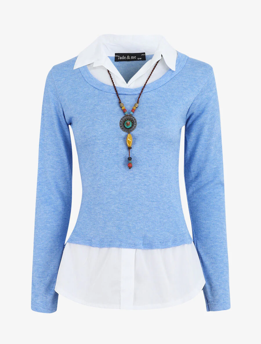 Overshirt jasje - Lichtblauw