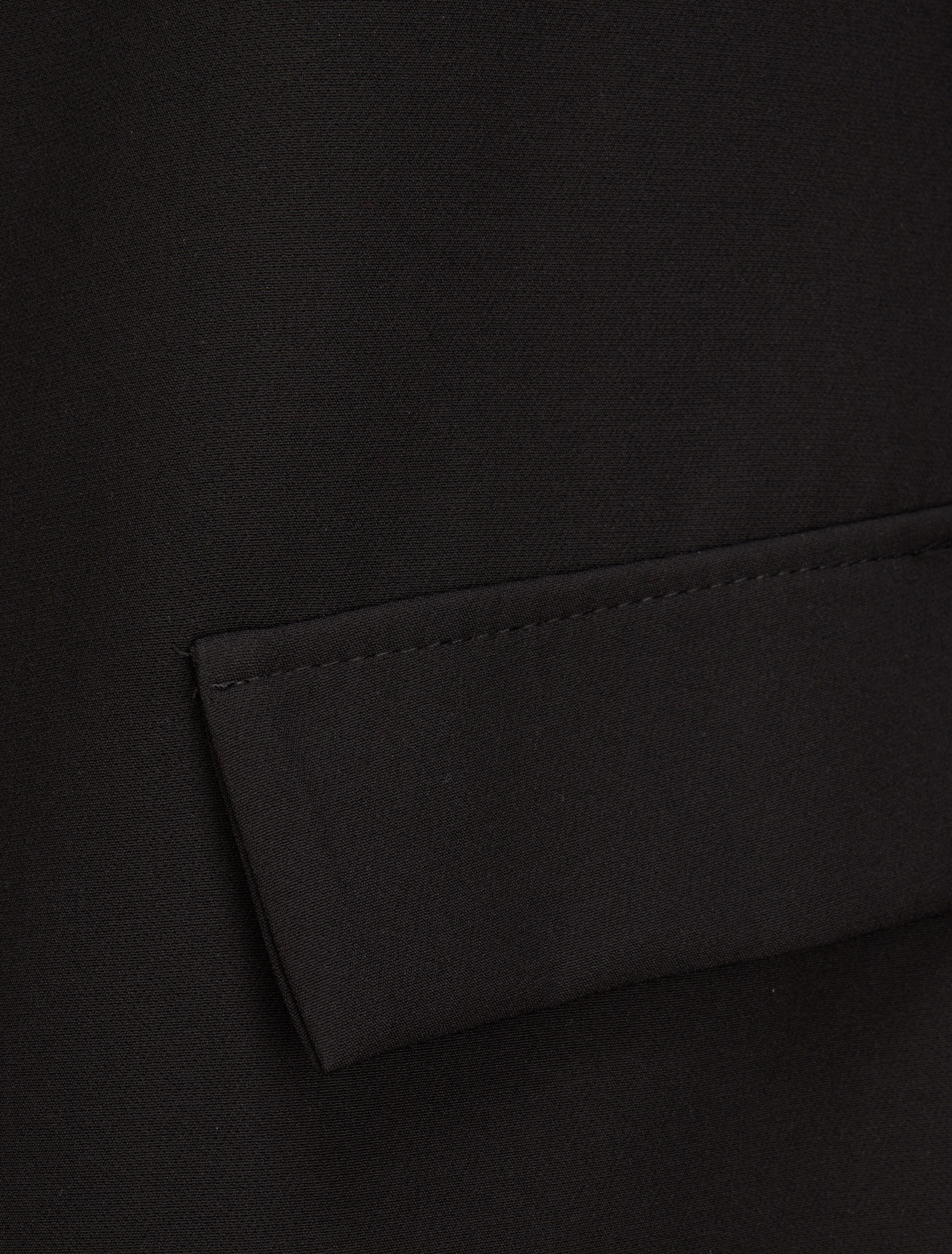 Oversized asymmetrische pijpenblazer - Zwart - Image 3