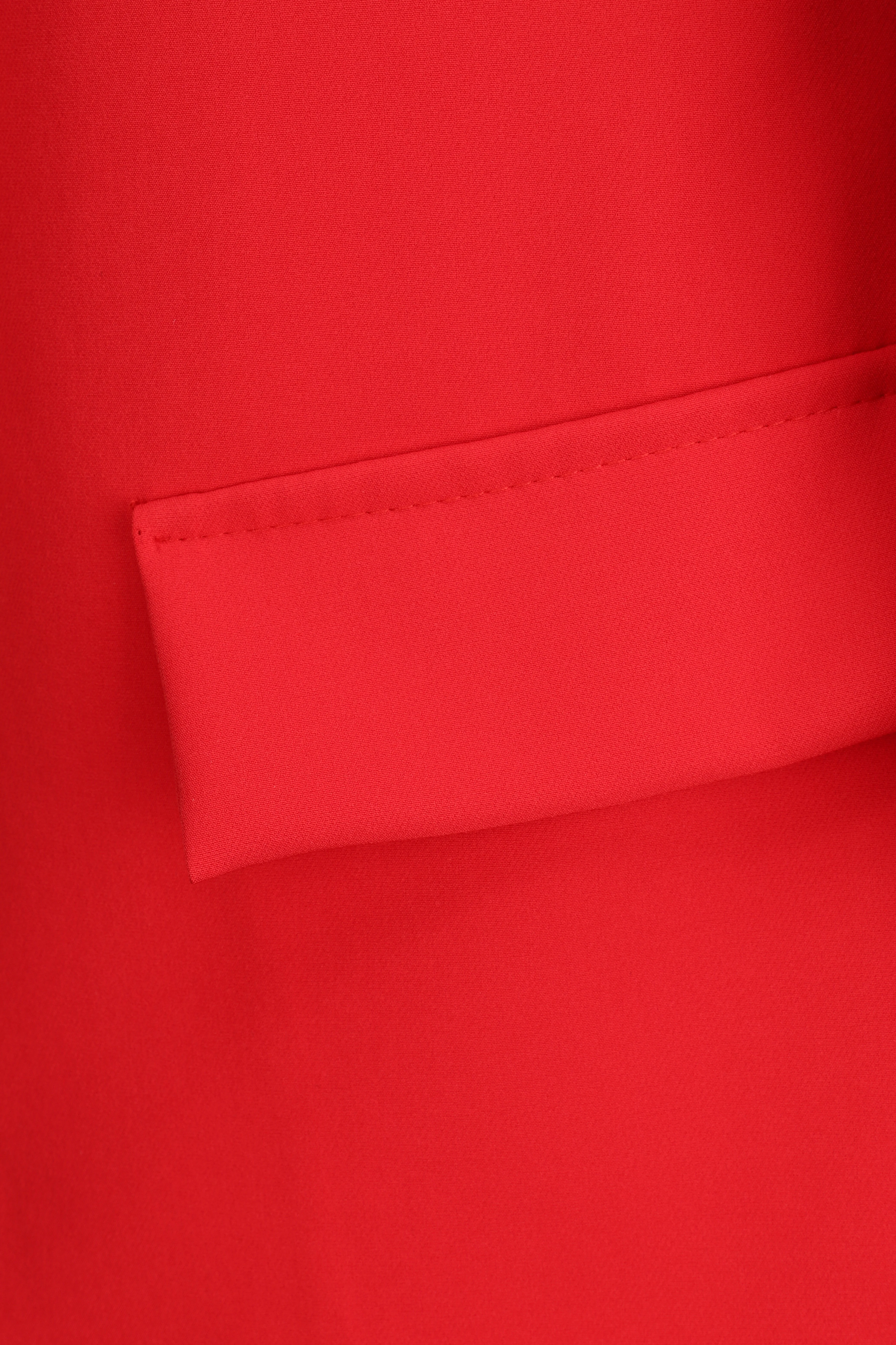 Oversized asymmetrische pijpenblazer - Rood - Image 3